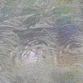 Fényes holo mintás fürdőruha anyag - WHITE (fehr)